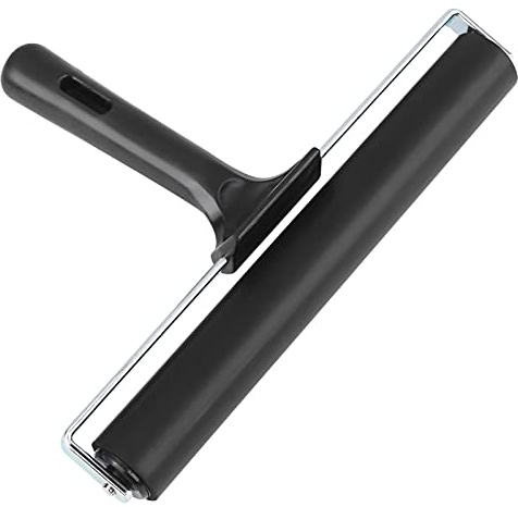 Dekaim Rullo di Gomma (20cm), Strumento di Pittura ad Olio, Rullo di Feltro, Strumento del Punto di Inchiostro, utilizzato per tintura Superficiale, Stampa, Carta da Parati