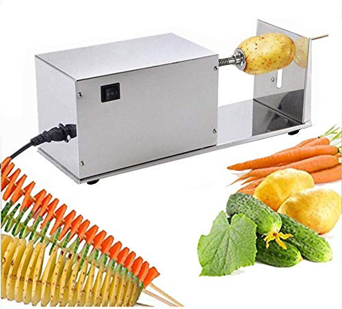 Commercial Potato Slicer Electric Tornado Potato Automatic Cutter Machine Spiral Potato Cutter Twister Spiral Zucchini