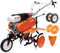 RURIS POWER FOR NATURE Motobineuse Thermique 7000fr ACC1, 7 CV, 212cc, Largeur de Travaille 780-870mm, Roues en Caoutchouc + Roues metalliques + Butteur, Orange