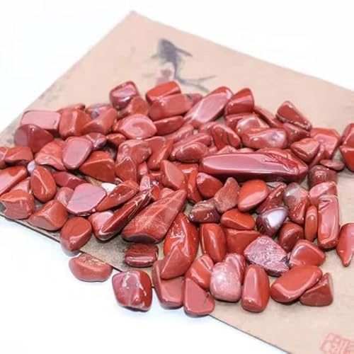 CZAOINCU Jaspe Rouge en Vrac Quartz Cristaux naturels et Pierres Charmes Ornements de Gravier Collecte à Domicile (Size : 1500g)