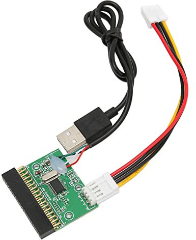 1,44 MB 3,5-Zoll-Diskettenlaufwerk-Anschluss an USB-Kabel. Plug-and-Play für Schnelle Datenübertragung – Kompatibel mit 34-Pin-Diskettenlaufwerk – Einfache Installation –