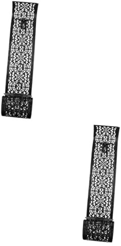 HOLIDYOYO 2piezas Candelabro De Pared De Sencillo y Creativo para Decoración Retro De Hogar Soporte De Vela Colgante para Acogedores