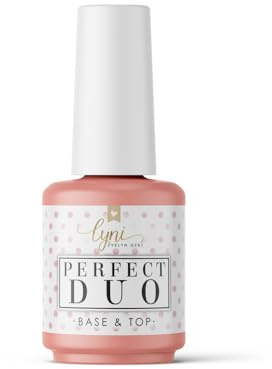 Base and Top Coat UV Gel 10 ml con capa de sudor · Gel 2 en 1 Top and Base · Perfecto como base para envolturas/tatuajes · Base + Top Coat en uno · Lynis-Nailshop.de