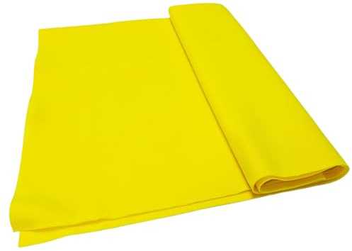 Jtnohx Gelber Filzstoff zum Basteln Weiche Filzplatten 91x315CM | Bastelfilz für Kunst und Nähprojekte Filz Meterware 1.4mm dick Flexibel