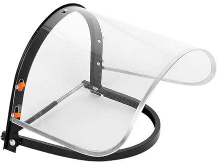 HEALEEP Anti- for Safety Helmets, Transparent Face Visor for Polishing Grinding and Cutting Lightweight and Comfortable Protection