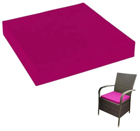 IJQXLA stuhlkissen halbrund 60 x 60 cm Esszimmerstuhl Stuhlbezug Abnehmbar wasserdichte Schaumstoff Sitzkissen Outdoor, Garten Sitzpolster Stuhl, Esszimmerstuhl Stuhlauflage