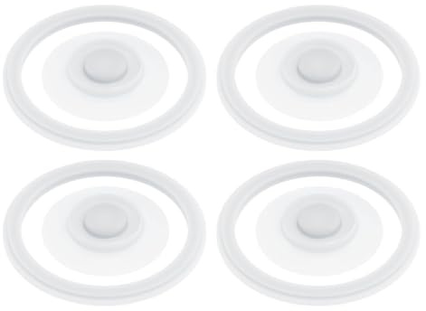 OYZOQ Tapa de Repuesto Compatible con SIGG WMB ONE (Tamaño Único), Juego de 4, Cierre a Prueba de Fugas, Para Botellas de Agua, Uso con Una Mano