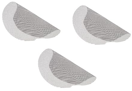 Hemobllo 3pièces Tapis De Barbecue Antiadhésif PTFE Résistant Chaleur Maille Fine pour Cuisson Uniforme Lot de Réutilisables Et Écologiques pour Grillades Et Plancha Barbecue