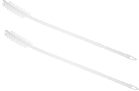 Spazzola per Pulizia Lavatrice 2 Pezzi in Nylon Pp Bianco