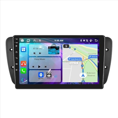 Tablet per auto Autoradio Android da 9 per SEAT per IBIZA 6j 2009-2013 Multimedia GPS FM(2G+64G CarPlay)