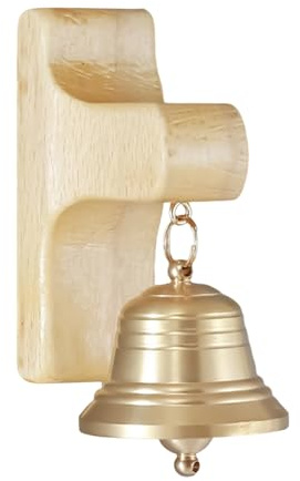 Carillon de porte magnétique décoratif en bois | Sonnette de porte pour maison, appartement, chambre, bureau, restaurant, entrée, chambre, intérieur et extérieur