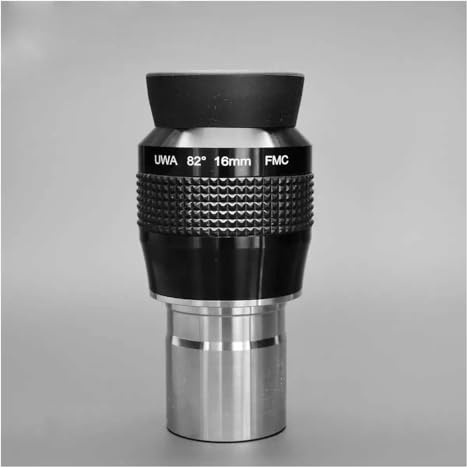 Astrophotography accessories 13MM 16mm Ultra Wide-angle Eyepiece 1.25-inch 82-degree Planetary Eyepiece Astronomical Telescope(16MM)