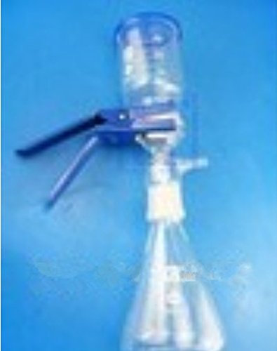 Gowe Dispositif de filtre d'aspiration en verre de 1000 ml avec filtre Bouteille