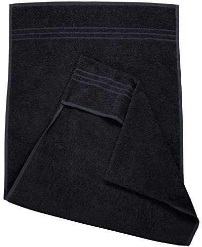 KTX7 Fitness-Handtuch / Sporthandtuch V.2,aus Baumwolle (Schwarz)