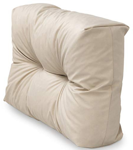 Spatium Palettenkissen Set abnehmbar Bezug wasserdicht gesteppt Palettenauflage Palettenpolster Palettensofa Palettenmöbel Beige Kurzes Rückenkissen 60x40x15