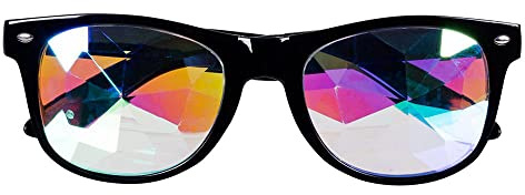 Boland 02637 - Partybrille Delirium, Spaßbrille, Fotobox, Accessoire, Kostüm, Mottoparty, Karneval | Brille mit Muster aus Kunststoff für Kostüm, Festival, Karneval und Mottoparty