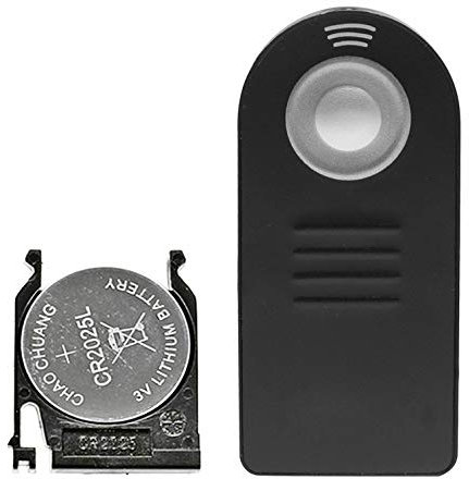 ML-L3 Mando a distancia IR inalámbrico compatible con Nikon D7500 D3400 D750 D7200 D5500 D3300 D5300 D610 D7100 D5200 D3200 D5100 D3000 D7000 Coolpix P900 V3 8400 8800 P7000 P7100 F75.