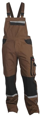 Logista Arbeitslatzhose Profi, Charlie Barato®, braun/schwarz