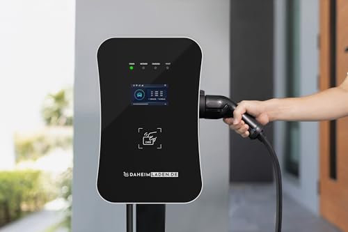 DaheimLader Smart PRO Wallbox 11kW, mit 7,5m Ladekabel, mit App, PV-Überschussladen, Lastmanagement, RFID, 14a