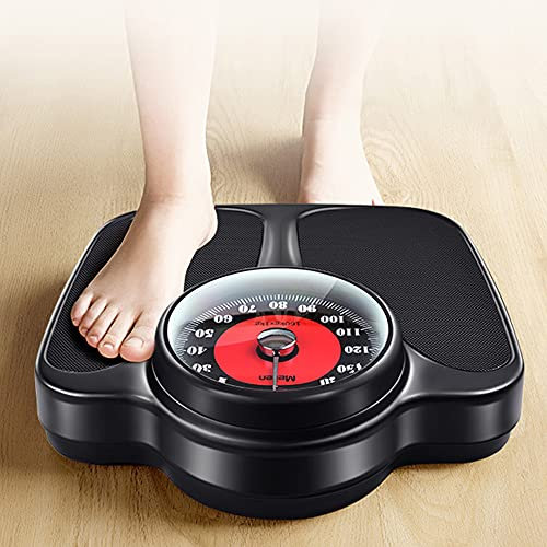 MANY Báscula Mecánica Báscula Analógica Báscula Personal Mecánica Escala De Dial De Gran TamañO Fácil De Leer Profesional Escala Personal 160 Kg (350 LB) Capacidad