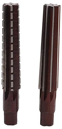 Maschinen-Reibahle, HSS MK3 Konus Fein-/Schrupp-Reibahlen-Fräser-Werkzeugsatz Zylinderschaft, 2 Stück