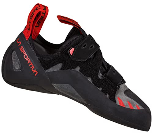 La Sportiva Men's Tarantula Boulder Rock Climbing Shoes, Metal/Sunset, 7