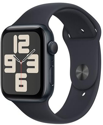 Apple Watch SE GPS - 44mm - Boîtier Midnight Aluminium - Bracelet Midnight Sport Band - S/M