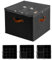 Debfhzzn Schuh Organizer Aufbewahrung, 16 Fächer Verstellbarer Schuh Aufbewahrungs Organizer mit Transparentem Staubschutz, Faltbare Schuh Aufbewahrungstaschen, Schuh Organizer Box mit Griff