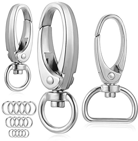 TOGEVAL Hundemarken-clips Aus Zinklegierung Mit Karabinerschnallen Halsband-clips Mit Ringen Für Hundehalsbänder Und Halsketten Für Kleine Mittelgroße Tiere