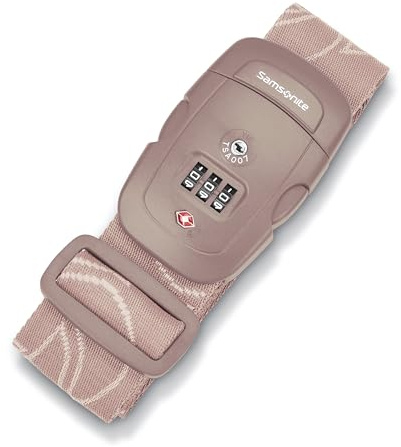 Samsonite 3-stelliges Zahlenschloss, TSA-zugelassenes Reiseschloss, Dusty Rose, Dusty Rose, Samsonite Schloss- und Sicherheitszubehör