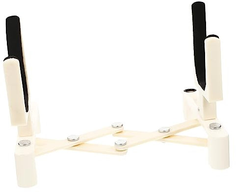 ifundom 1 Stk Geigenständer Bodenständer Für E-gitarre Verstellbarer Geigenhalter Cello-halter Stehgeige Musikinstrumentenständer Cellobogen Faltbarer Geigenrahmen Geige Geige Pu Weiß