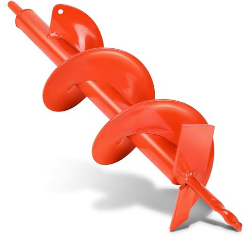 Garden Auger Drill Bit for Planting, Planting Earth Bulb Auger Bit for Post Hole Digger Cordless Drill