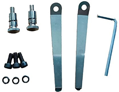 Mikroskop-Zubehör, 1 Set Mikroskop-Basis-Zubehör, neue Clips, Befestigungsschrauben, passend für Ferngläser, Trinokular-Mikroskopplatten, Haltbarkeit und zuverlässige Leistung