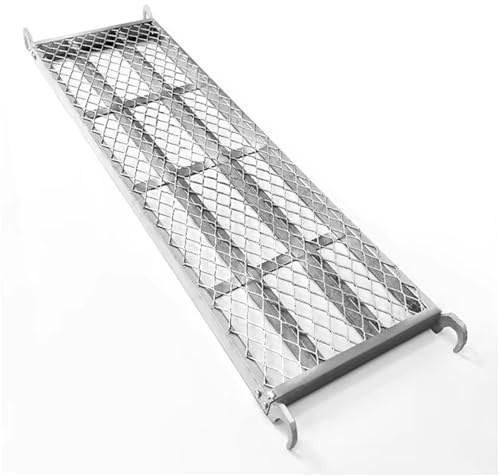 TXSWORSO Torre de andamio de Acero galvanizado de Alta Resistencia para construcción y Trabajo de Banco Plataforma de Trabajo Antideslizante de 170 cm x 40 cm con Tablero de andamio, Escalera, traves