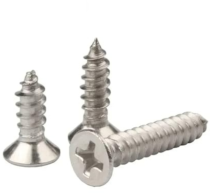 Generisch Senkkopf-Blechschrauben M1.2 M1.4 M1.7 M2 M2.5 M3 M3.5 M4 M5 M6 304 Edelstahl Kreuzschlitz Flache Holzschraube(14mm,M1.7 X 50pcs)