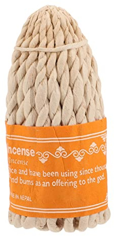 GLEAVI 50pcs Nepal Woven Rope Incense Peat Incense Fragrance Stick for Home Temple Spa and Yoga Handmade Aroma String Soothing Aromatherapy