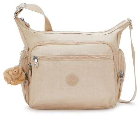 Kipling Gabbie Umhängetasche, Leicht, Mittlere Größe mit mehreren Fächern