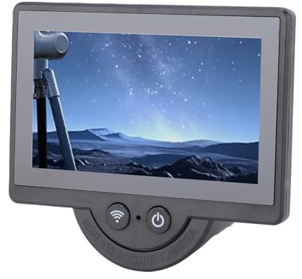 Bewinner Camera da Oculare Elettronico WiFi con Schermo da 4,3 Pollici per L'osservazione e la Registrazione del Telescopio Digitale, Si Adatta Ai Microscopi Binocoli Telescopi da 26