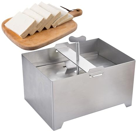 Sghtil Käsebereiter | Käseform mit Abtropfschale und Drainage | Druck einstellbarer Paneer Maker für Familie, Esszimmer, Küche, Restaurant, Backen