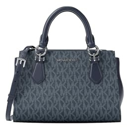 Michael Kors Marilyn Small Signature Logo Messenger Admiral