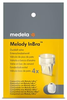 Medela Ersatz-Ventil, 4er-Pack, entwickelt für die Melody InBra™ Milchpumpe