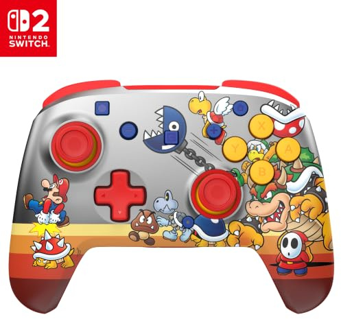Turtle Beach Rematch Wireless Controller: Koopa Troop, Nintendo Switch 2 | Nintendo Switch OLED, TMR Thumbsticks, Rechargeable 40-Hr Battery, 2 Mappable Back Buttons, Motion Controls, Koopa Troop