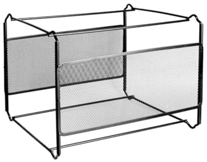 KJHBV Metall A4 Dokumentenständer Aktenhalter Schreibtisch Organizer mit Modernem Design und Schwarzer Farbe für Bürobedarf Zuhause und Schule Zufällige Farbe
