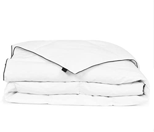 vidaXL Edredón Colcha de Plumón para Invierno 150x200cm Blanco Ropa Cama Hogar