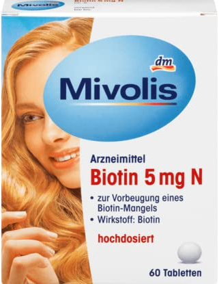 Mivolis Biotin 5 mg N, Tabletten, 60 Tabletten