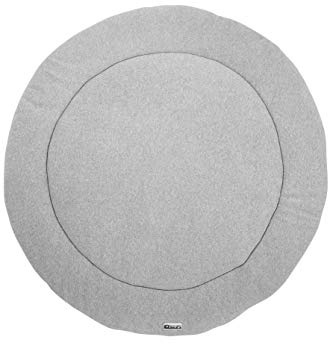 Meyco Laufstalleinlage 95cm Knit Basic Velvet Baumwolle Grey melange | 100 % Baumwolle, Krabbelunterlage, kuschelig weich, fein gestrickt, für Spiel- und Schlafbereich
