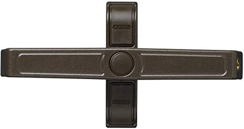 ABUS Fenster-Zusatzsicherung 2420 - Sicherheitsschloss mit Schwenkriegel für Doppelflügelfenster, verschiedenschließend - ABUS-Sicherheitslevel 6 - 89636 - Braun