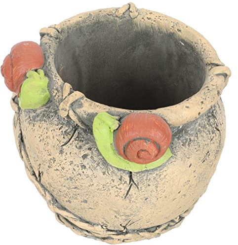 TOPBATHY Zement Pflanzgefäß Mit Tiermotiven Dekorativer Blumentopf Für Zimmerpflanzen Kompakt Und Leicht Für Fensterbänke Und Schreibtische