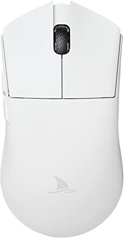 Darmoshark Mouse da gioco wireless M3, Tri-Mode 2.4G/USB-C/Bluetooth fino a 26000DPI, sensore ottico PAW3395, leggero 58g, 8 pulsanti programmabili, batteria da 500 mAh, mouse per computer per