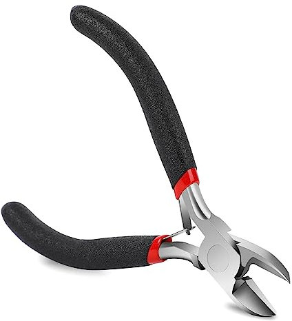Wire Cutters, Small Side Cutters for Crafts, Flush Cutting Pliers for Jewelry Making, Wire Pliers Floral Wire Cutters Tools for Floral Guitar Strings Cut Needs